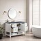 James Martin Vanities Breckenridge 48in Single Vanity, Bright White w/ 3 CM Charcoal Soapstone Top 330-V48-BW-3CSP - alternate 3